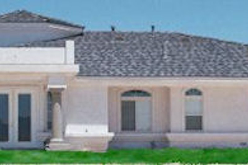 House Plan Design - Exterior - Other Elevation 1 for Mediterranean House Plan #1-928 - 4 bed, 3.5 bath