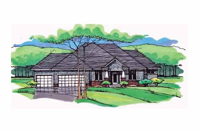 Dream House Plan - Exterior - Front Elevation 4 for Country House Plan #51-978 - 3 bed, 2.5 bath
