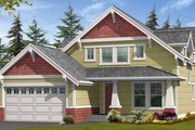 Craftsman Style House Plan - 3 Beds 2.5 Baths 2377 Sq/Ft Plan #132-358 Exterior 