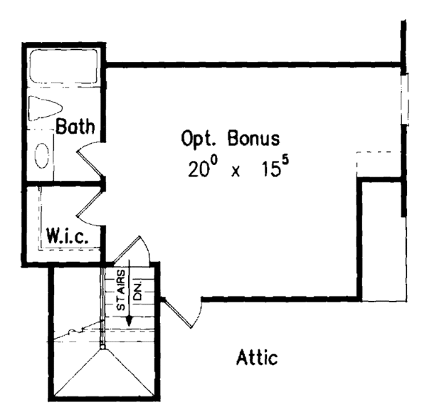House Blueprint - Classical Floor Plan - Upper Floor Plan #927-352