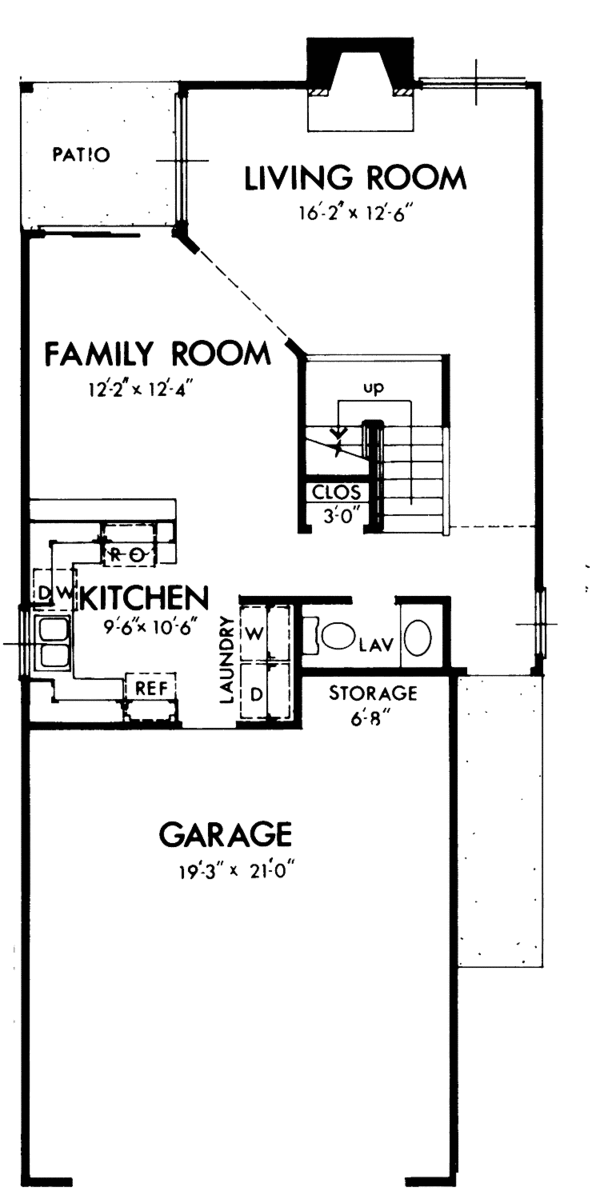 Home Plan - Contemporary Floor Plan - Main Floor Plan #320-778
