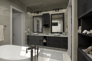 Interior - Master Bathroom 2 for Cottage House Plan #120-287 - 3 bed, 2.5 bath