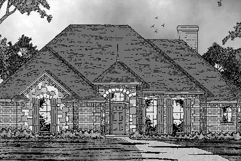 Dream House Plan - Cottage Exterior - Front Elevation Plan #42-637