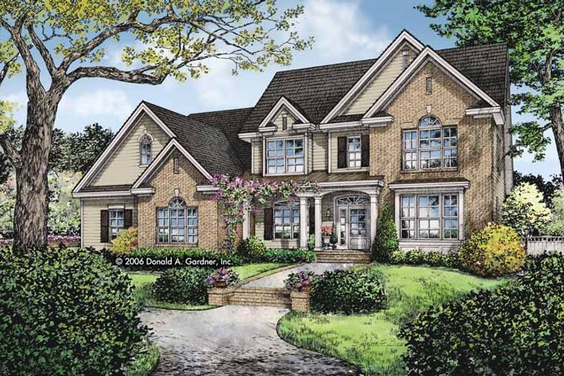 Home Plan - Traditional Exterior - Front Elevation Plan #929-820