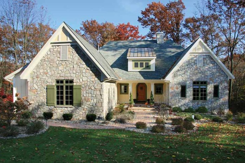 Home Plan - Exterior - Front Elevation 4 for European House Plan #928-190 - 2 bed, 2.5 bath