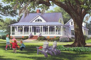 Home Plan - Traditional Exterior - Front Elevation Plan #137-367