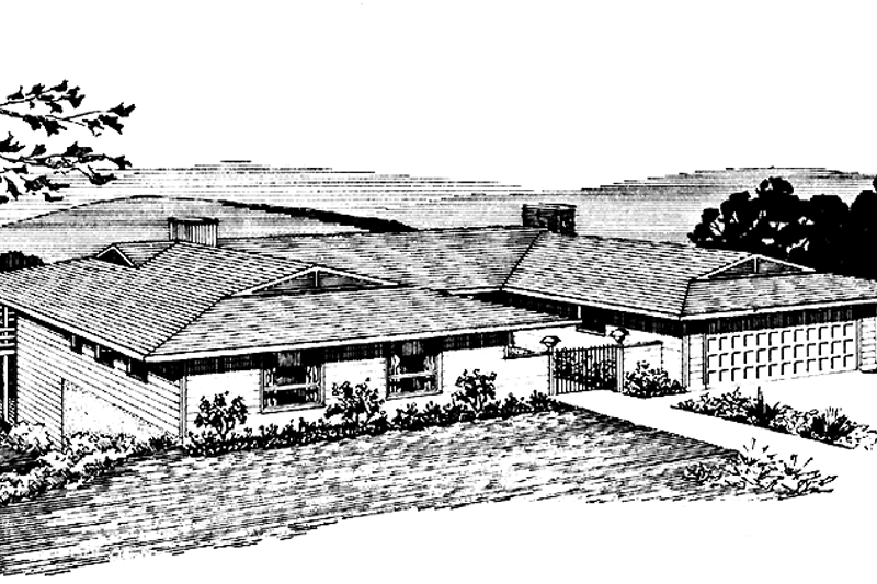 House Design - Prairie Exterior - Front Elevation Plan #320-1311