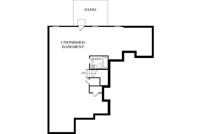 Architectural House Design - Floor Plan - Lower Floor for Traditional House Plan #453-538 - 5 bed, 3.5 bath