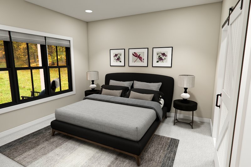 House Design - Interior - Master Bedroom for Farmhouse House Plan #51-1389 - 3 bed, 2.5 bath