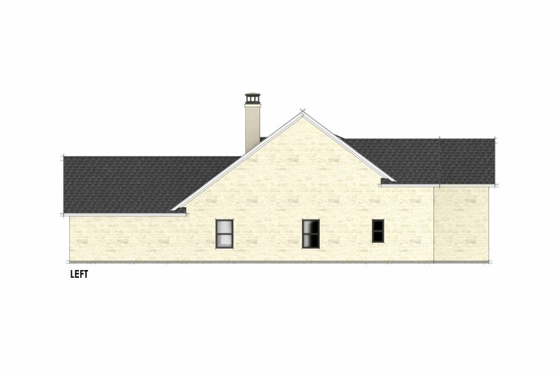 House Blueprint - Exterior - Other Elevation for Country House Plan #1096-69 - 4 bed, 3 bath