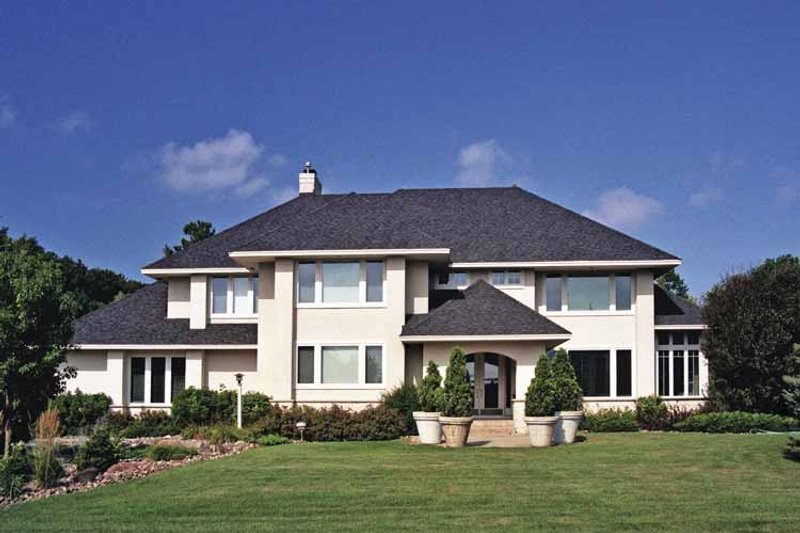 Home Plan - Exterior - Front Elevation 4 for Mediterranean House Plan #51-792 - 4 bed, 3.5 bath