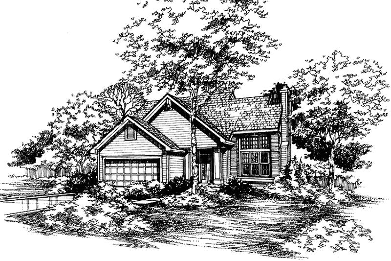 Home Plan - Bungalow Exterior - Front Elevation Plan #320-935