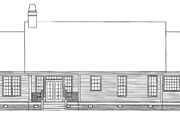Country Style House Plan - 3 Beds 2 Baths 1399 Sq/Ft Plan #929-555 