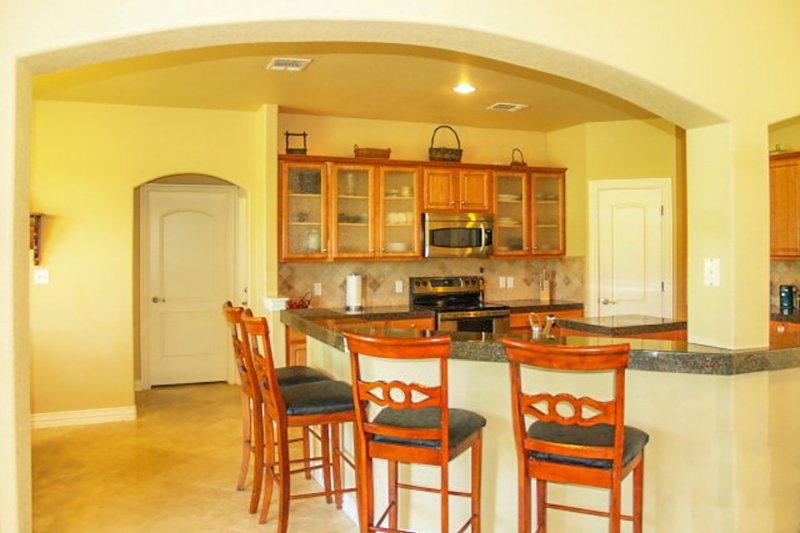 House Blueprint - Interior - Kitchen 1 for Mediterranean House Plan #80-142 - 4 bed, 2 bath