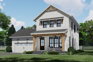 Farmhouse Exterior - Front Elevation Plan #51-1188