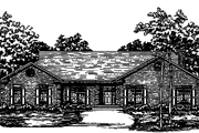 Colonial Style House Plan - 3 Beds 2.5 Baths 2720 Sq/Ft Plan #30-265 