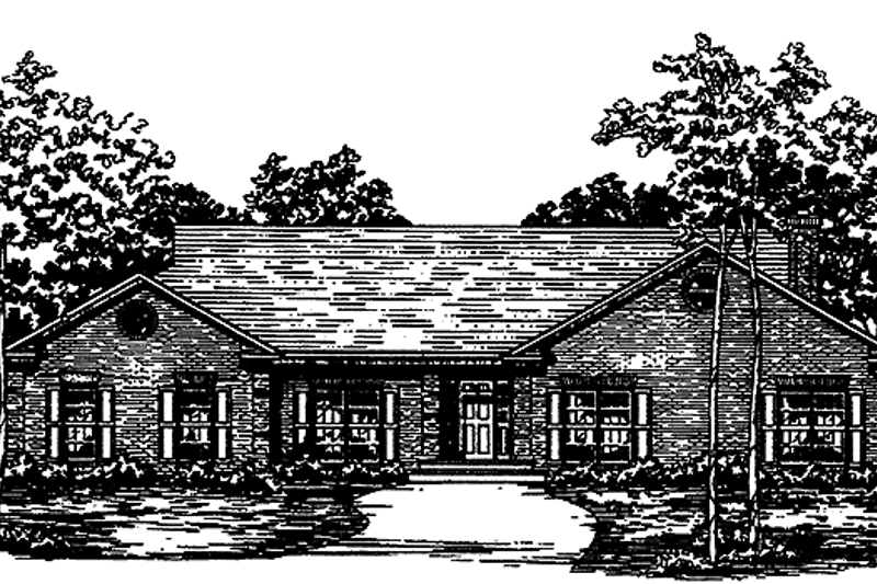 Dream House Plan - Colonial Exterior - Front Elevation Plan #30-265
