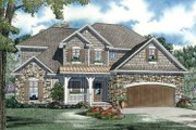 European Style House Plan - 4 Beds 3.5 Baths 2620 Sq/Ft Plan #17-2932 