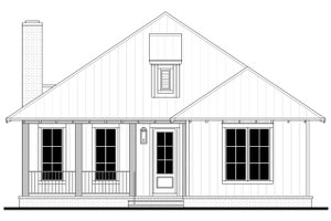 Exterior - Front Elevation 3 for Traditional House Plan #430-309 - 3 bed, 2 bath