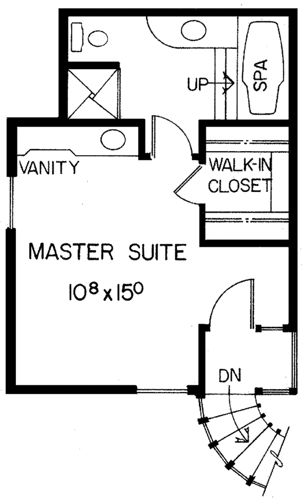 Home Plan - Contemporary Floor Plan - Upper Floor Plan #60-730