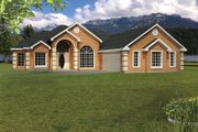 Ranch Style House Plan - 3 Beds 2 Baths 1865 Sq/Ft Plan #1061-17 