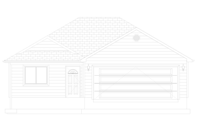 Dream House Plan - Exterior - Front Elevation 5 for Traditional House Plan #1060-181 - 3 bed, 2 bath