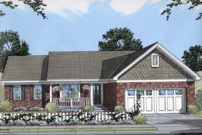Home Plan - Cottage Exterior - Front Elevation Plan #46-116