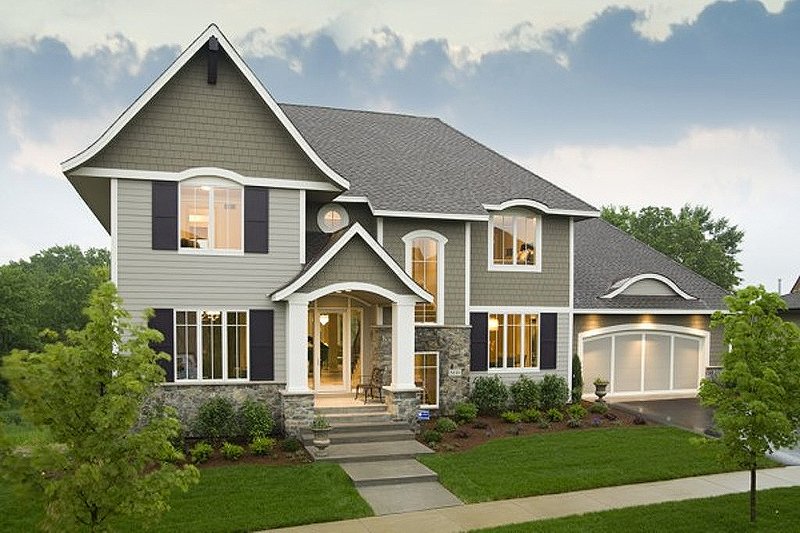 Home Plan - Traditional Exterior - Front Elevation Plan #56-605