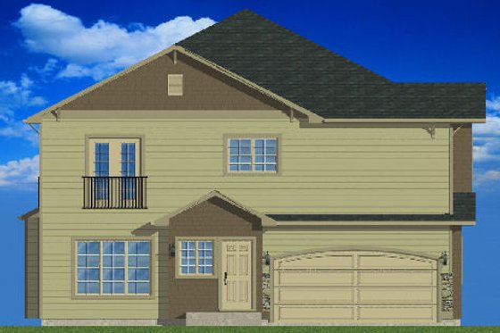Exterior - Other Elevation for Traditional House Plan #126-165 - 3 bed, 2.5 bath