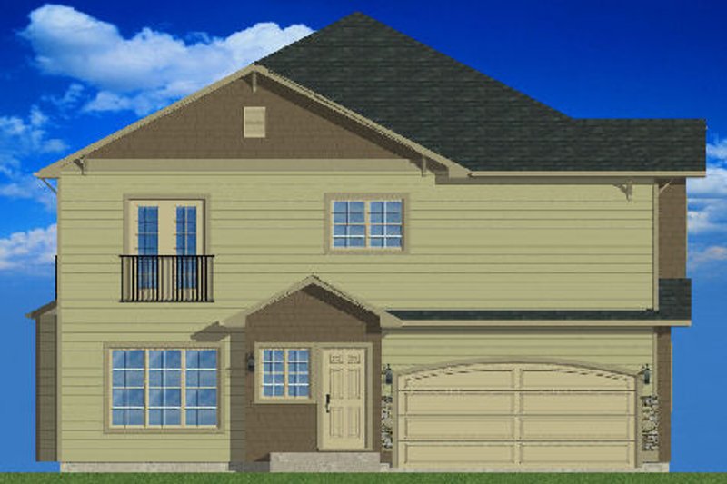 Dream House Plan - Exterior - Other Elevation for Traditional House Plan #126-165 - 3 bed, 2.5 bath