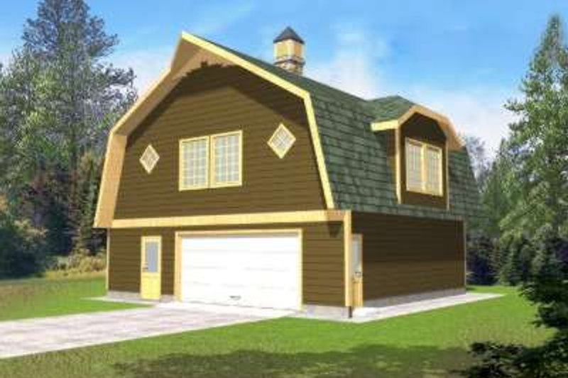 Dream House Plan - Country Exterior - Front Elevation Plan #117-481