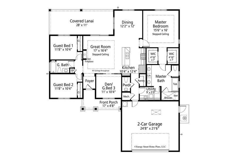 Craftsman Style House Plan - 3 Beds 2.5 Baths 1920 Sq/Ft Plan #938-94 ...