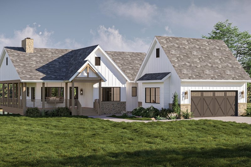 Home Plan - Exterior - Front Elevation for Beach House Plan #455-594 - 1 bed, 2 bath