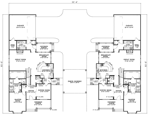 Home Plan - Southern Floor Plan - Main Floor Plan #17-621