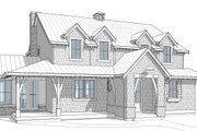 Farmhouse Style House Plan - 5 Beds 5.5 Baths 4836 Sq/Ft Plan #1114-85 Exterior 