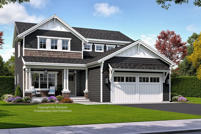 House Design - Exterior - Front Elevation 4 for Bungalow House Plan #51-1370 - 3 bed, 2.5 bath