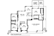 European Style House Plan - 4 Beds 3 Baths 3234 Sq/Ft Plan #70-767 