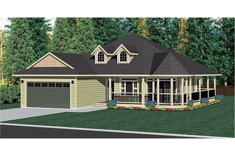 Dream House Plan - Craftsman Exterior - Front Elevation Plan #126-221