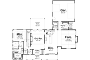 Farmhouse Style House Plan - 4 Beds 3.5 Baths 3191 Sq/Ft Plan #455-680 Floor 