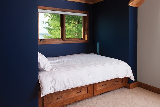 Interior - Bedroom 1 for Log House Plan #928-263 - 5 bed, 4.5 bath