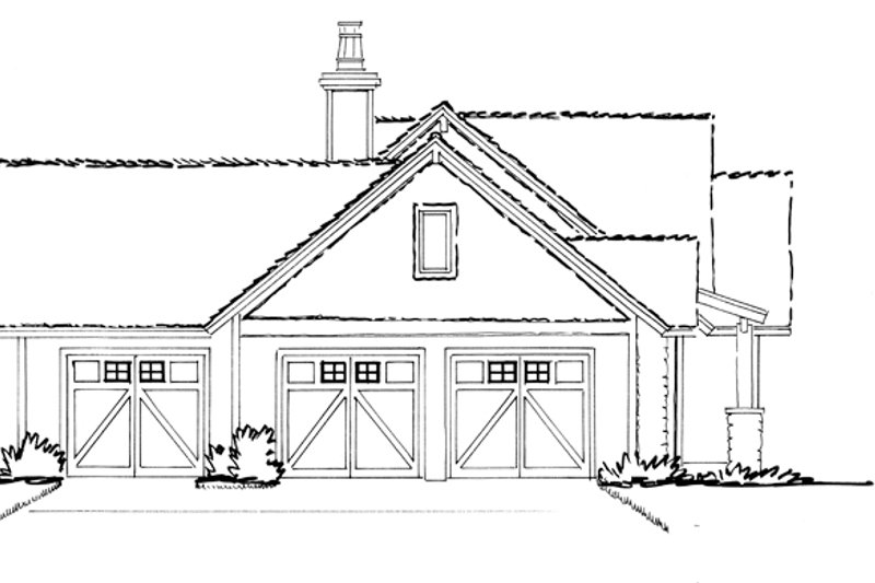 Dream House Plan - Exterior - Other Elevation 1 for Ranch House Plan #942-15 - 3 bed, 2 bath