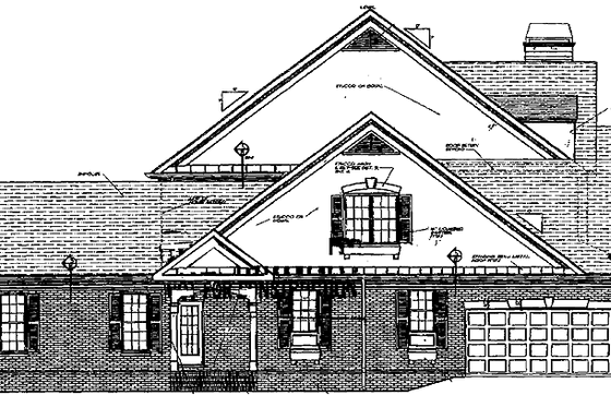 Exterior - Other Elevation for Traditional House Plan #927-176 - 4 bed, 3.5 bath