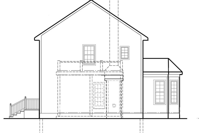 Dream House Plan - Exterior - Other Elevation for Colonial House Plan #1053-74 - 3 bed, 2.5 bath