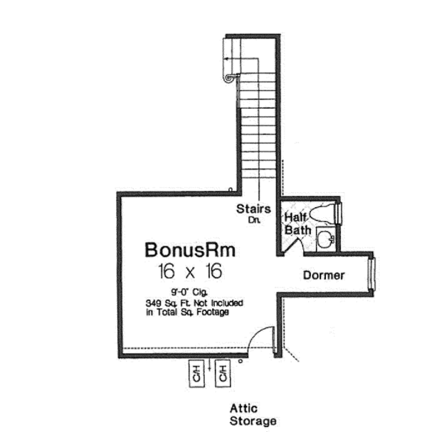 Architectural House Design - European Floor Plan - Other Floor Plan #310-1263