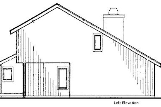 Exterior - Other Elevation for Modern House Plan #320-430 - 2 bed, 2.5 bath