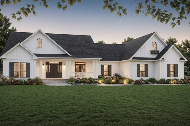 Home Plan - Exterior - Front Elevation 2 for Farmhouse House Plan #21-666 - 3 bed, 3.5 bath