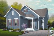 Country Style House Plan - 2 Beds 1 Baths 1207 Sq/Ft Plan #23-780 
