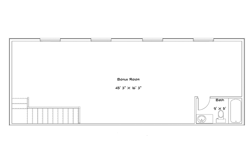 Architectural House Design - Floor Plan - Upper Floor for Traditional House Plan #1060-20 - 5 bed, 5 bath