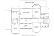 European Style House Plan - 6 Beds 6.5 Baths 3798 Sq/Ft Plan #117-466 