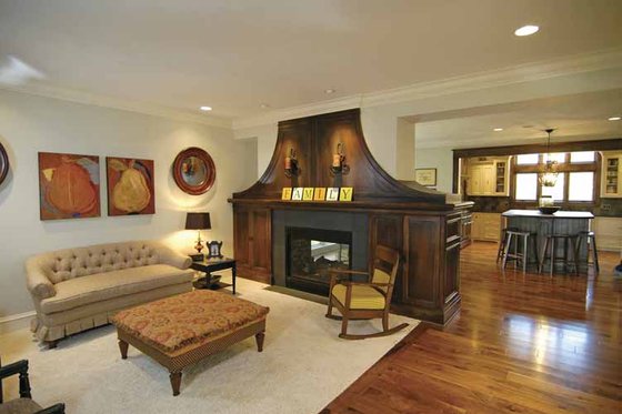 Interior - Family Room for European House Plan #928-25 - 6 bed, 3.5 bath